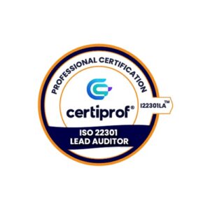 Auditor Interno/Líder ISO22301 Continuidad del Negocio