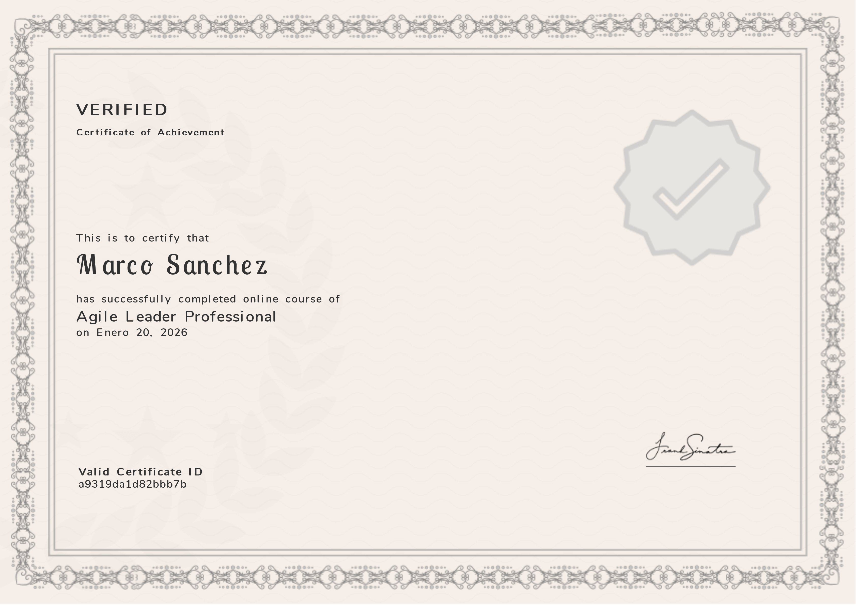 Agile Leader Professional